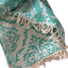 Damask Double Sided Turkish Hammam Beach Towel