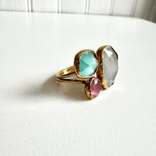 Tiger Eye Glass Ring