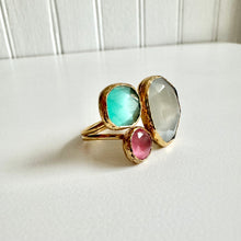 Tiger Eye Glass Ring
