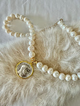 Freshwater Pearl Necklace with Coin