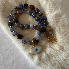 Evil Eye Protection Semi Precious Stone Necklace