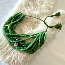 Naturel Emerald Adjustable Bracelet