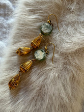 Vintage Roman Glass Earrings