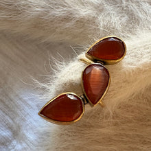 Tiger Eye Glass Ring