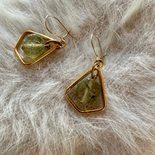 Roman Glass Vintage Earrings